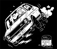 GTI35.com  TShirt GTI on two wheels Print
